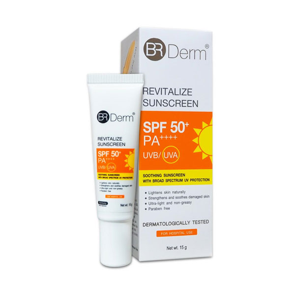 BR Derm Revitalize Sunscreen SPF 50+ PA++++ 15 g.